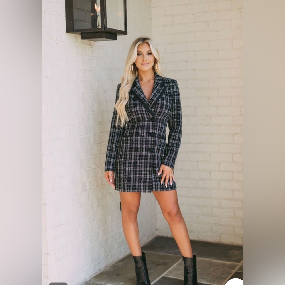 Tweed Blazer Dress!